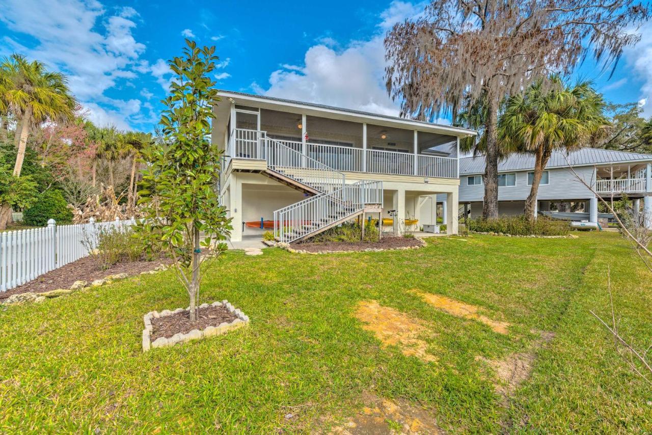 Withlacoochee River House With Dock And Kayaks! Yankeetown Zewnętrze zdjęcie